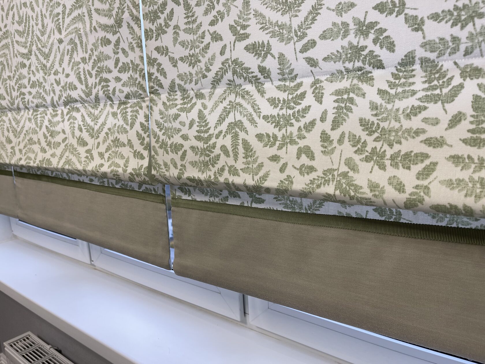 Римские шторы с принтом